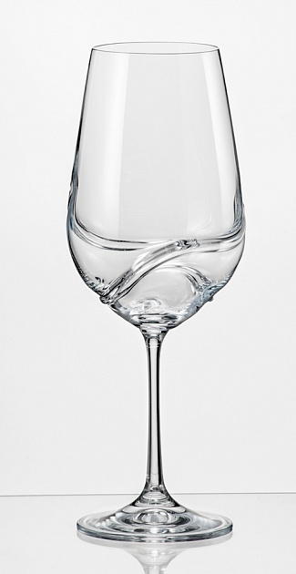 Набор бокалов для вина 2шт 350мл BOHEMIA CRISTAL Турбуленция стекло 000000000001117623