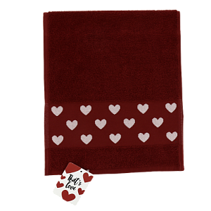 Полотенце 30х70см 370гр/м2 ЭТЕЛЬ это любовь махровое 100% хлопок 5307737 000000000001203811