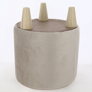 Пуф круглый на ножках Манхэттен Bingo Desert 000000000001214173