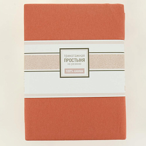 Простыня на резинке 180х200см ОТК ПРОИЗВОДСТВО трикотажная кулирка 120гр 100% хлопок микс/180х200 000000000001205997