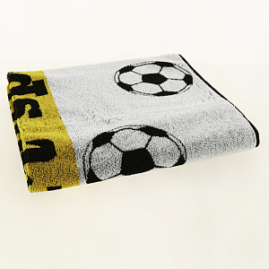 Полотенце махровое 75х150см PRIVILEA Футбол плотность 400гр/м2 хлопок 100% 000000000001206206