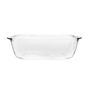 Форма для запекания 2,5л 28х20х8см PYREX прямоугольная с крышкой стекло 000000000001088916