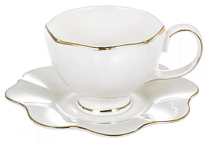 Набор кофейный 12 предметов (чашка 100мл-6шт/блюдце-6шт) BALSFORD Грация Луиза подарочная упаковка фарфор 000000000001197910