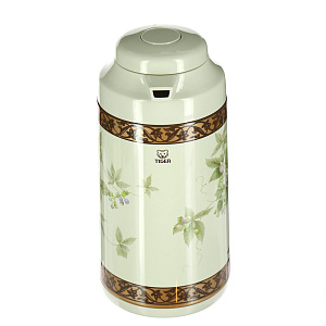 Термос со стеклянной колбой Лавр серый Tiger, 1.0л, металлический 000000000001124192