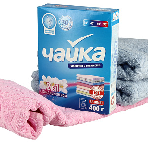 Стиральный порошок Автомат 2 в 1 Чайка, 400 г 000000000001138672