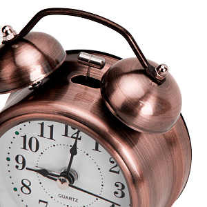 Будильник Классика 11см розовое золото 000000000001216479