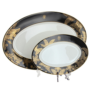 Набор блюд Butterfly Valentin Yudashkin, фарфор, 2 шт. 000000000001164180