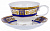 Чайная пара чашка 220мл/блюдце фарфор Дарлинг подарочная упаковка Паллада Balsford107-04008 000000000001197839