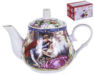 Чайник фарфор 750 мл подарочная упаковка МАДОННА 156-01023 000000000001195494