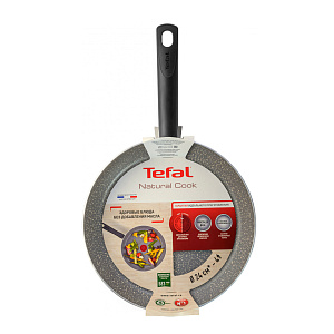 Сковорода 24см TEFAL Natural Cook антипригарное покрытие алюминий 042 11 124/042 13 124 000000000001211201