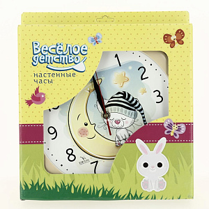 Часы настенные П1-14/7-316 Котёнок на луне 000000000001164265