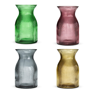 Ваза 20,5см Nordic style в ассортименте стекло 000000000001222588