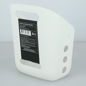 Контейнер для хранения подвесной размер-S 18,5х15,5х11,5см DE'NASTIA белый полипропилен 000000000001211573