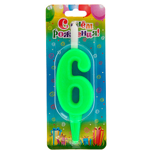 Свеча цифра для торта ОМСКИЙ СВЕЧНОЙ 000000000001166918