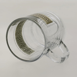 Набор кружек 2шт 250мл ПРОМСИЗ Барокко стекло 000000000001200656