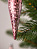 Набор новогодних украшений 6шт 15,5х3см Сосулька блестки розовая роза/нежно-розовый/шампань пластик 000000000001208656