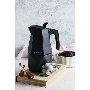 Кофеварка гейзерная POLARIS Kontur-4C 4 чашки литой алюминий 015182 000000000001202716