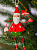 Декоративное украшение Санта/Снеговик с ногами 21х6см MANDARIN железо окрашенное 000000000001209315