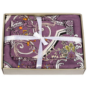 Комплект постельного белья 1,5-спальный LUCKY Калейдоскоп 50х70 пододеяльник 145х215см простынь 150х220см наволочка 50х70см-1шт поплин 100% хлопок 000000000001212774