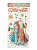 Оконное украшение Дед Мороз и Снегурочка из ПВХ пленки (крепится посредством статического эффекта) с раскраской на картонной подложк 000000000001179821
