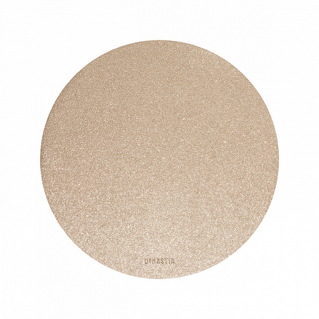 Салфетка сервировочная DeNASTIA Глиттер, ПВХ, D33, золотой E000666 000000000001225637