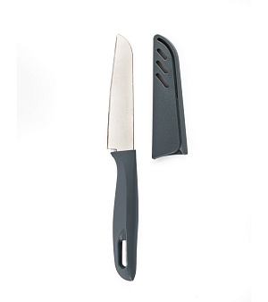 Нож с чехлом 10см M010198/R010436 пластик/нержавеющая сталь 000000000001186482