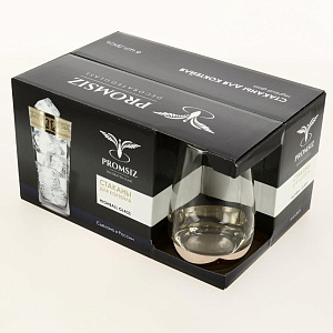 Набор стаканов для коктейля 6шт 350мл ПРОМСИЗ Поло стекло 000000000001202205