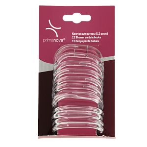 Кольца для штор 12шт PRIMANOVA прозрачные M-05416 000000000001204223