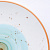 Тарелка обеденная 25см TULU PORSELEN Galaxy milky/mint фарфор 000000000001212286