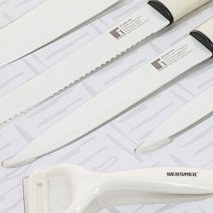 Набор ножей Bergner, 6 предметов, нержавеющая сталь 000000000001163972