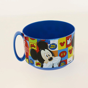 Кружка пластиковая 450мл для СВЧ Микки Маус Символы Stor 274723/19027 000000000001193652