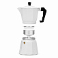 Кофеварка гейзерная 300мл индукция белый алюминий