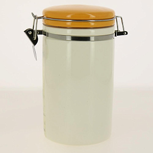 Банка для сыпучих продуктов 1000мл с клипсой подарочная упаковка Tuscan vegetables доломит ZFC037-36 000000000001196872