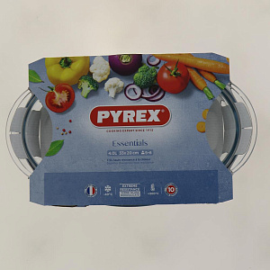 Утятница 3л + крышка 1л PYREX овальная 000000000001111880