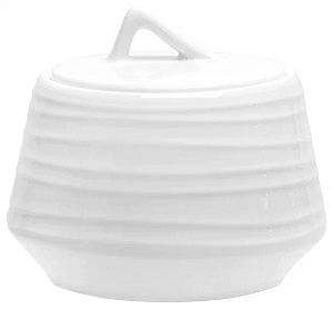 Сахарница 220мл TUDOR ENGLAND Royal Circle белый фарфор 000000000001189656