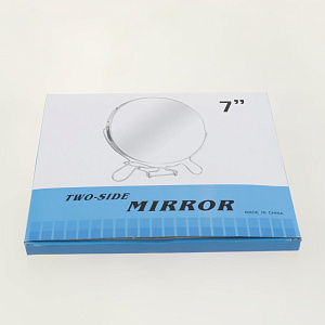 Зеркало складное-подвесное 16см METAL двустороннее с увеличением МИКС 000000000001207968