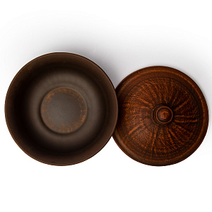 Блюдо для запекания-кокотница 550мл Солнечногорская керамика Гладкая 000000000001216571