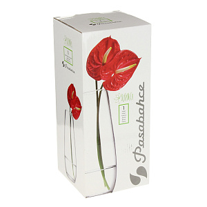 BOTANICA Ваза для цветов 26см 1,7л PASABAHCE Капля стекло 000000000001177390