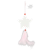 Декоративное украшение Звездочка 18см DARLENS с пушистым хвостиком белый 000000000001209889