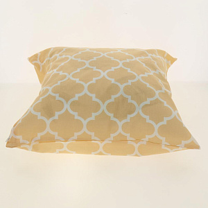 Наволочка 45х45см ПОСУДА ЦЕНТР коралл с узор хлопок 000000000001189032