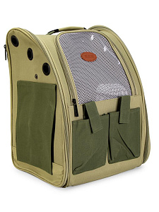 Переноска-рюкзак сетка с карманами для животных 42х30х28см микс полиэстер 000000000001229100