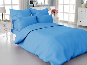 Пододеяльник DE'NASTIA твилл 150х215см синий 100%Хлопок C010678 000000000001178317