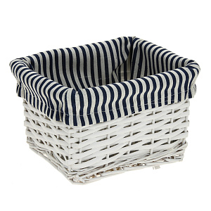 Коробка для хранения Синяя полоска, 19х15х12 см 000000000001171464