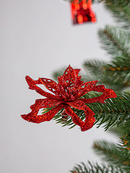 Декоративное украшение Снежинка 10см 3шт MANDARIN пластик 000000000001209336