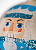 Декоративное украшение на елку Шар №5 D9,5см БИРЮСИНКА Щелкунчик голубой стекло 000000000001207655