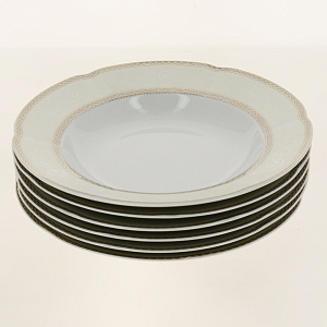Набор тарелок глубоких 6шт 22,5см CMIELOW Bolero E363 фарфор 000000000001181189