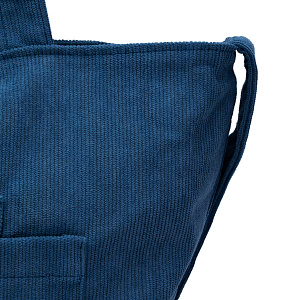 Сумка женская 34x34х7см индиго вельвет/полиэстер 000000000001221757