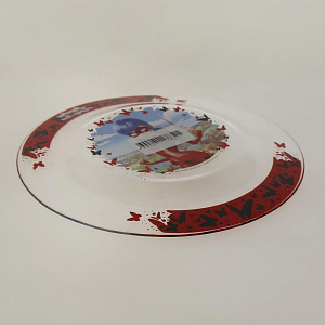Тарелка 19,5см ND PLAY Леди Баг и Супер Кот Париж бабочки стекло 000000000001193230