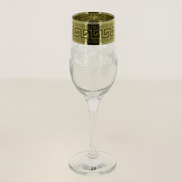 Набор фужеров для шампанского 6шт 200мл ПРОМСИЗ Барокко стекло 000000000001190661