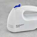 Миксер SCARLETT SC-HM40S03 4 насадки 7 скоростей белый 000000000001174496